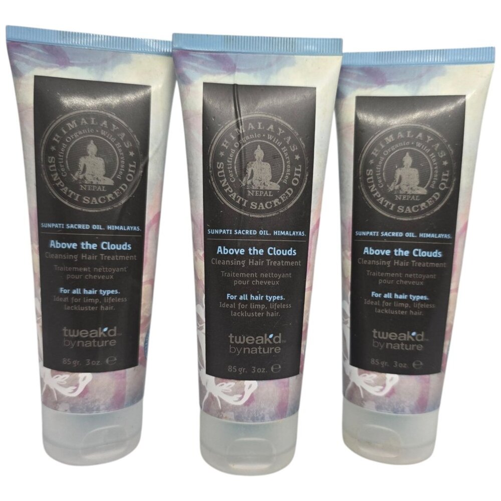 Tweakd By Nature Cleansing Hair Treatment Unisex 3 oz NWOB Lot of 3